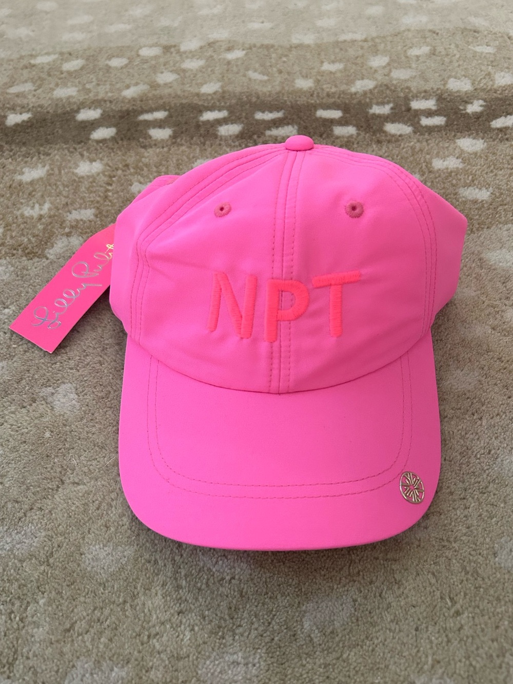 NWT Lilly Pulitzer Newport Solid Run Around Hat